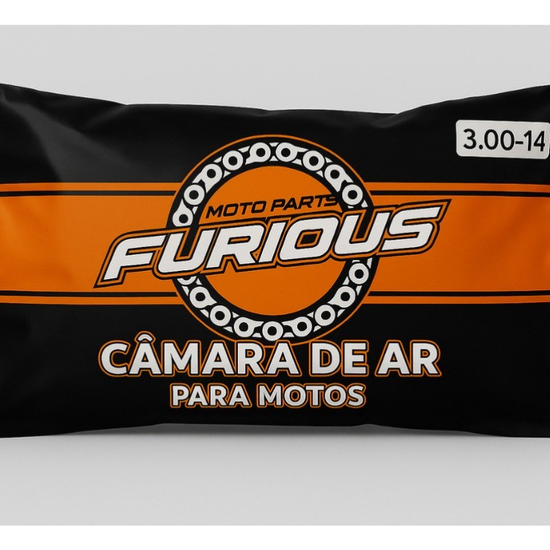 Câmara De Ar Para Moto (medida 3.00-14) Furious Moto Parts
