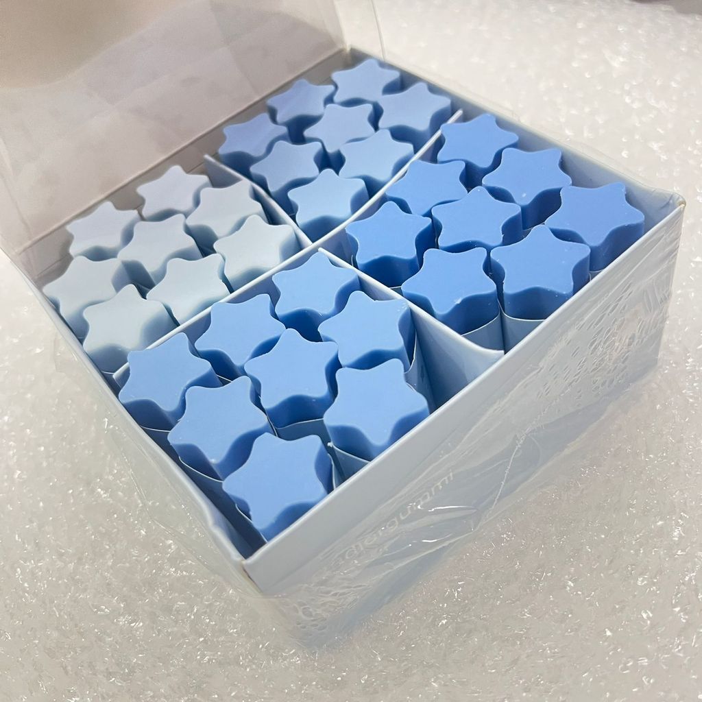 Borracha em Formato de Estrela Azul GRANDE - Papelaria Criativa em Oferta na Shopee