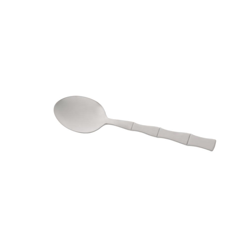 6 Colheres para Sobremesa Lyor Bambu Elegant de Aço Inox