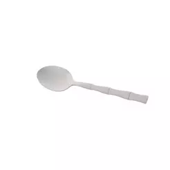 6 Colheres para Sobremesa Lyor Bambu Elegant de Aço Inox