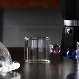 2 Xícara de Café Wolff com Alça Esfera Rosa 95ml Vidro em Oferta na Shopee
