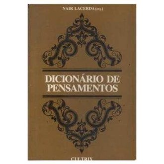Dicionario de Pensamentos autor Nair Lacerda
