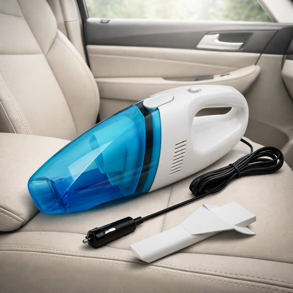 Aspirador De Pó Automotivo 12v Portátil Veículos E Barco