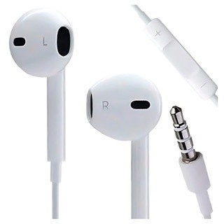 Fone de Ouvido Com Fio Microfone Controle de Chamadas Entrada P2 - SEM CASE