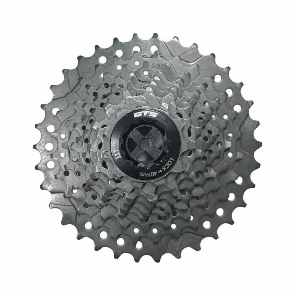 Catraca Cassete K7 GTS 9 Velocidades 11-34D DG-127 Para Bicicleta Bike Mtb Speed Cinza em Oferta na Shopee