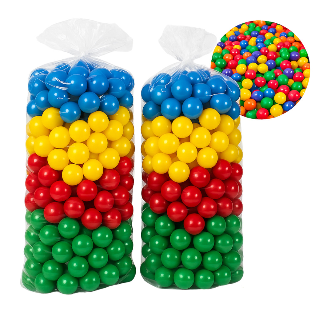 Bolinhas Para Piscina Kit 25/50/100/200 Unidades Coloridas Não Amassam Infantil Crianças Brincadeira Festa Aniversário 7