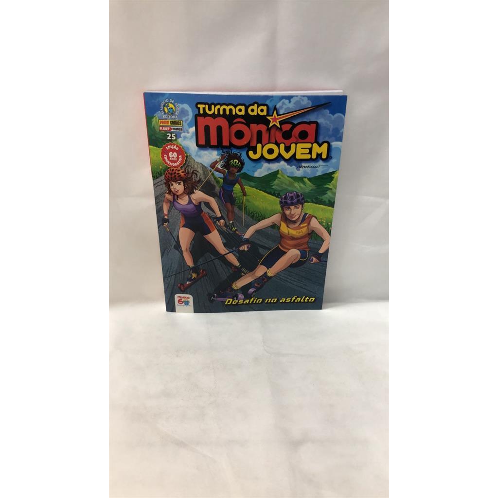 Turma da Mônica Jovem, desafio no asfalto - volume 25 autor mauricio de sousa