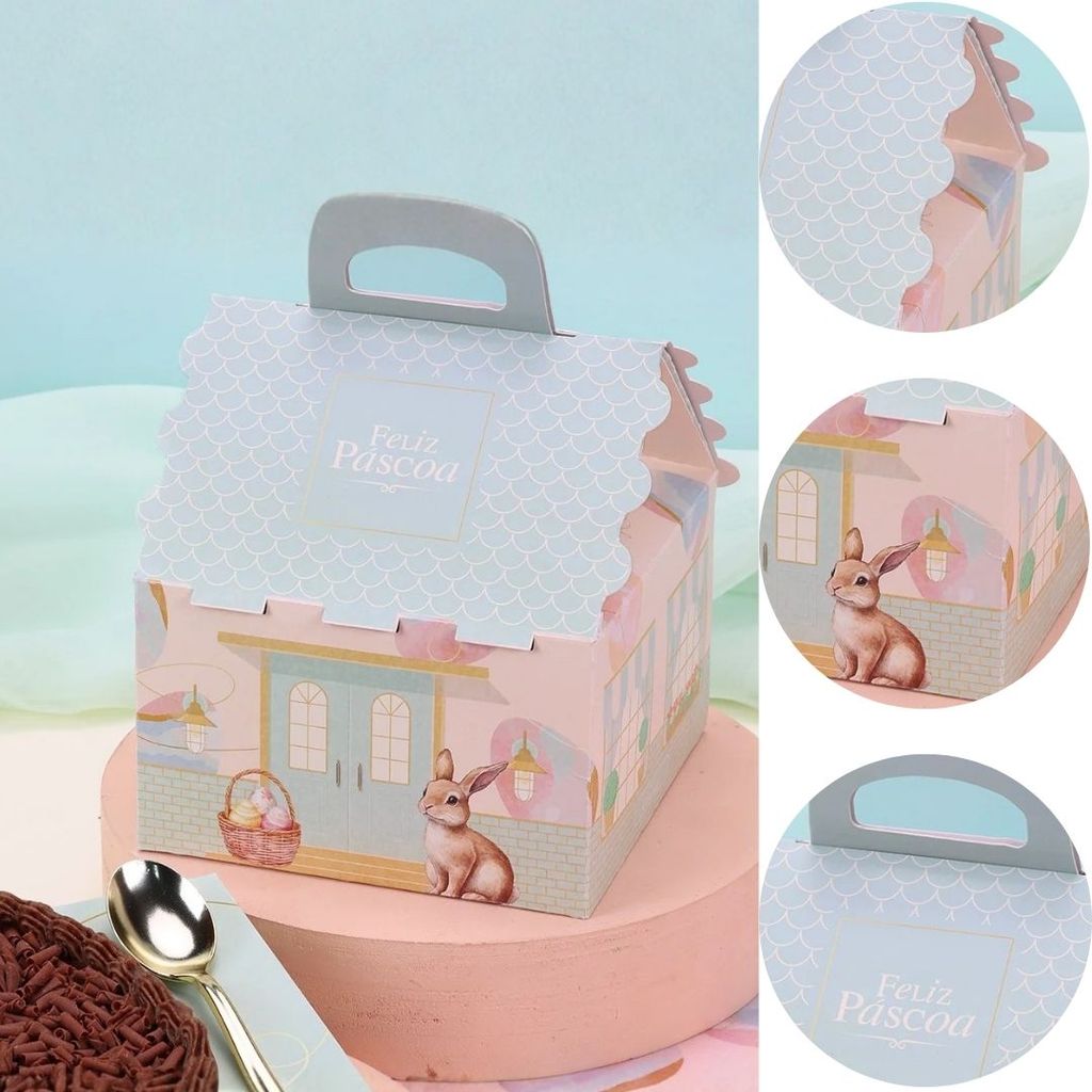 10 CAIXA CASINHA OVO DE PÁSCOA 100/150G CELEBRAR 5664 ( PASCOA JANGO 2026 ) em Oferta na Shopee