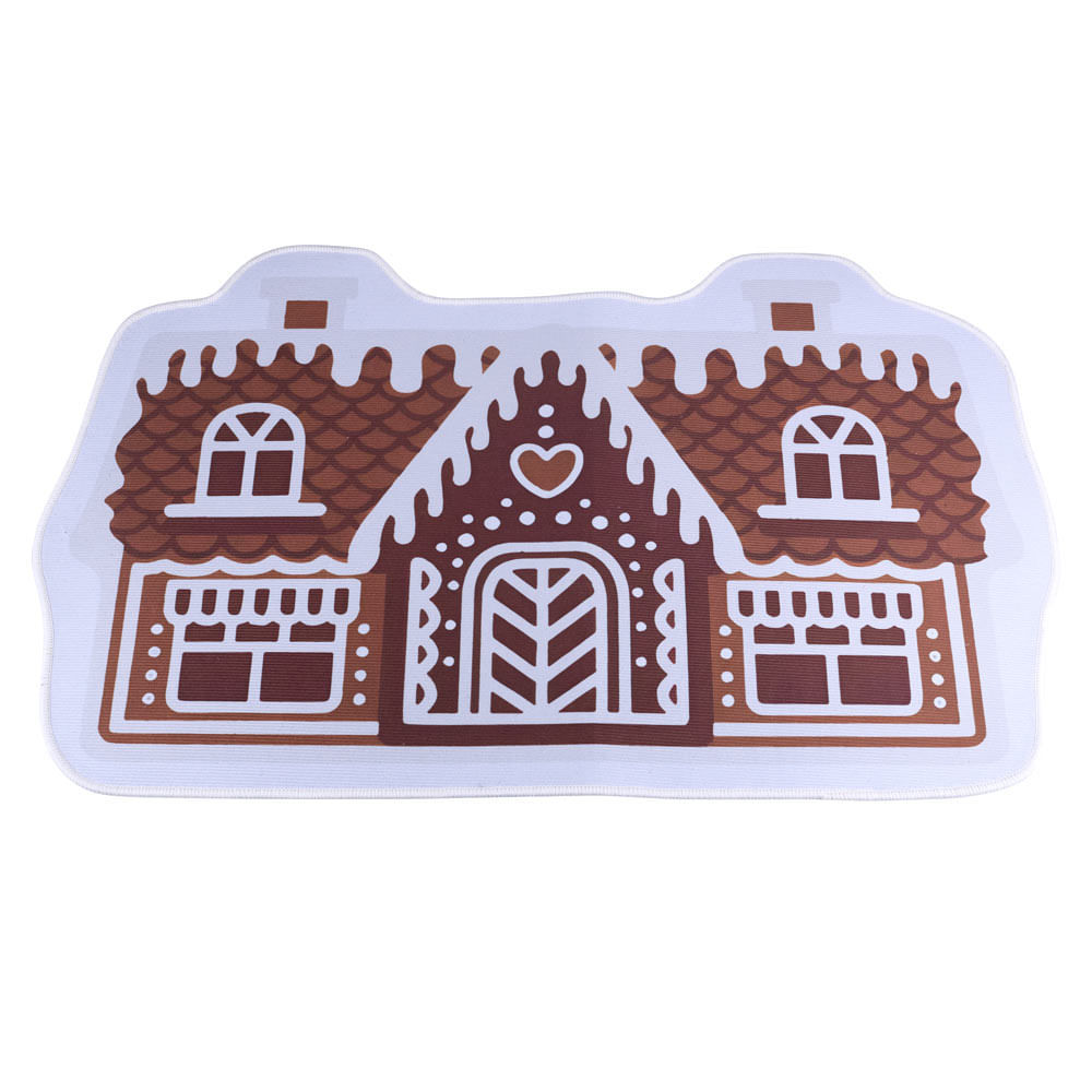 Capacho Rústico Casinha Natal 50x80cm Cv244261 Cazza em Oferta na Shopee