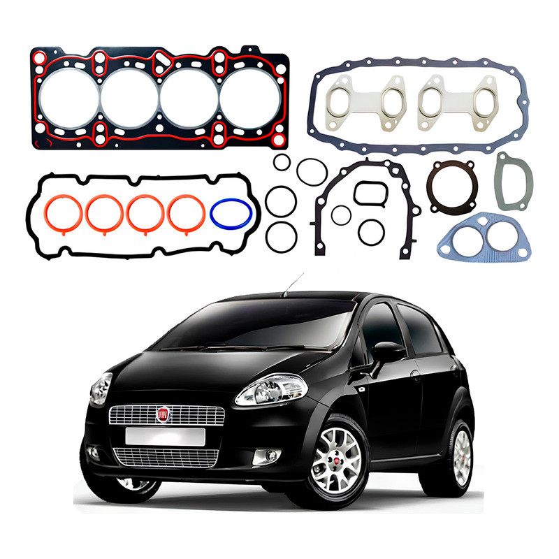 Jogo Junta Motor Fiat Punto 1.4 8v 2007 A 2012