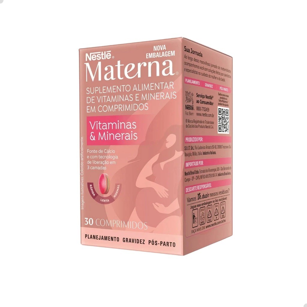 MATERNA NESTLÉ 30 COMPRIMIDOS