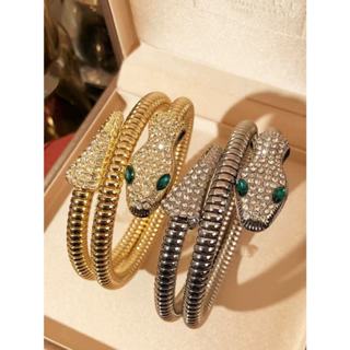 pulseira ou colar  moderna e exclusiva em formato de osso de cobra, design sofisticado cravejado de diamantes em Oferta na Shopee