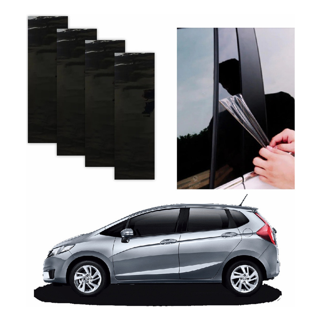 Protetor Coluna Black Piano Honda Fit 2015 A 2025