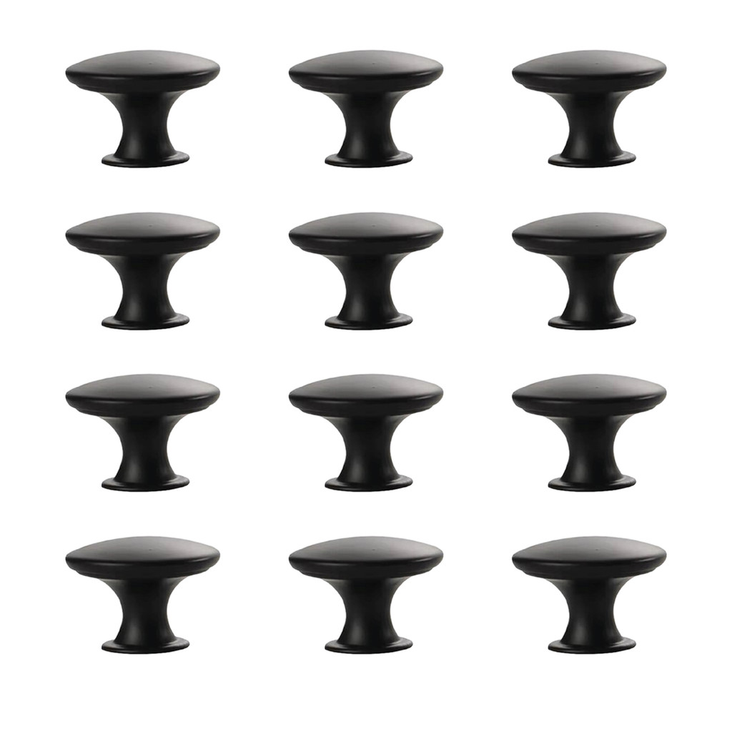Kit 12 Puxadores Botão Resistente  Armários Cómodas Escrivaninha Gavetas Design Portas Moveis Gabinetes Casa Cozinha
