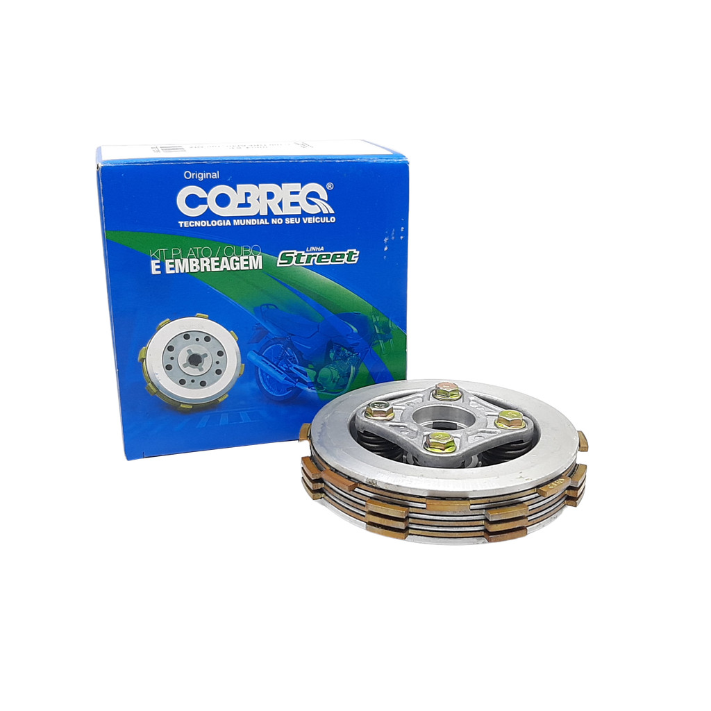 KIT EMBREAGEM COMPLETA COBREQ ( 0004-KE ) PARA HONDA BIZ 100 DREAM 100 POP 100