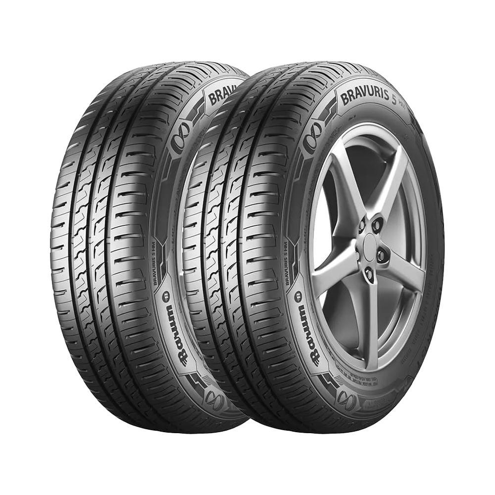 Kit de 2 Pneus Aro 15 185/65R15 88H Bravuris 5HM Barum em Oferta na Shopee