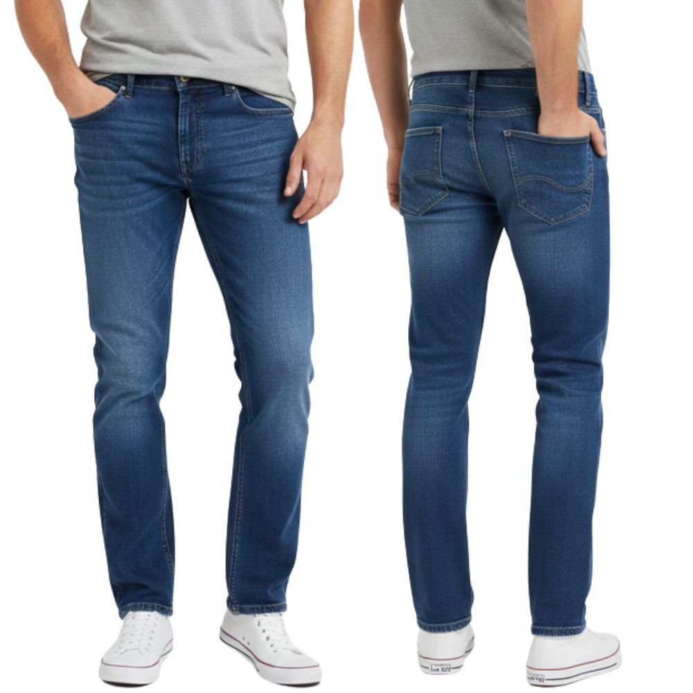 Calça Jeans Masculino Lee Strech Scape Galaxy Used Ref:1550L