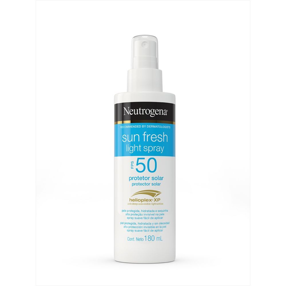 Protetor Solar Neutrogena Sun Fresh Light FPS 50 Spray 180ml