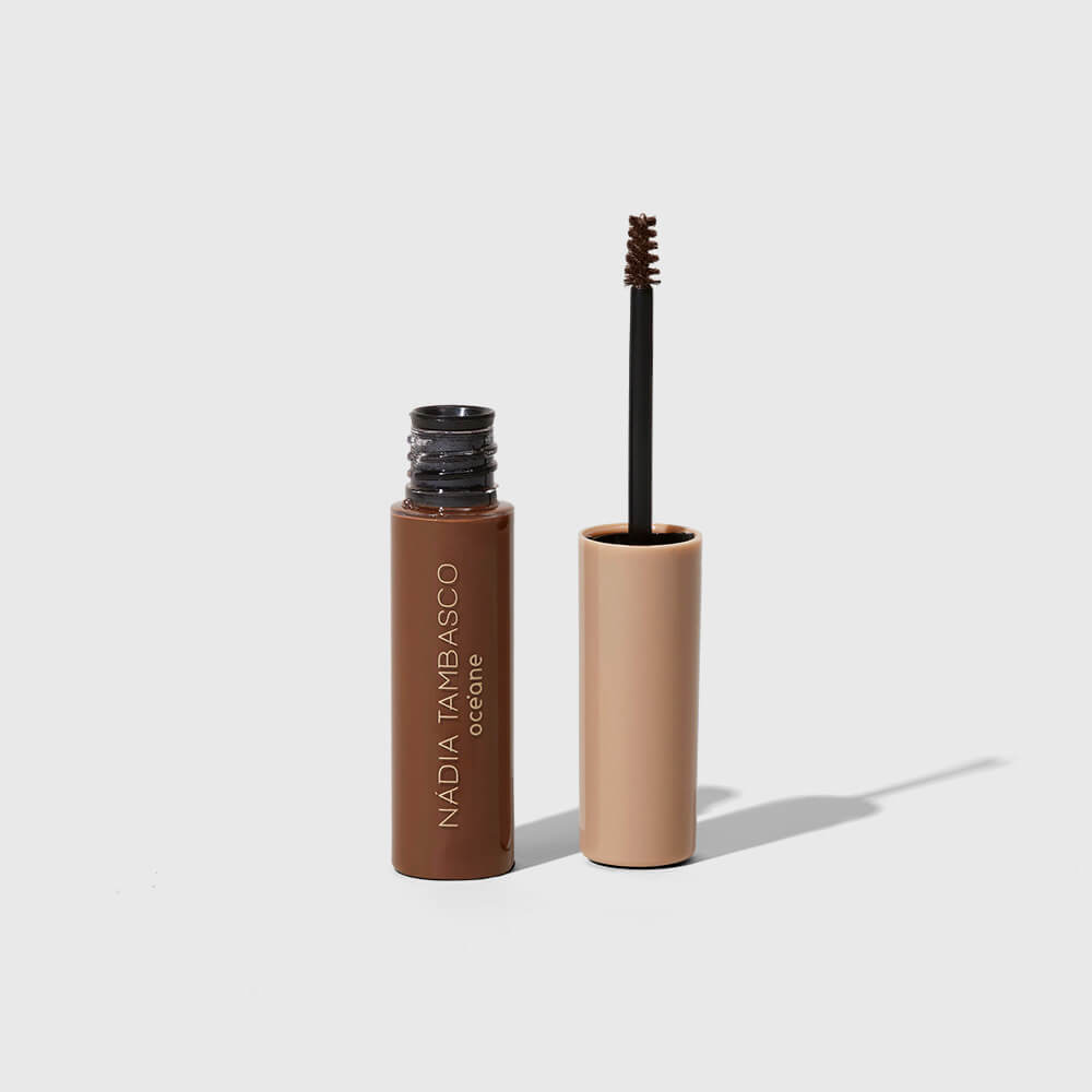 Máscara de Sobrancelha Castanho Nádia Tambasco By Océane - Brow Definer Natural Brown 5ml em Oferta na Shopee