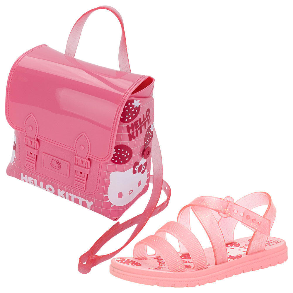 Kit Sandália Infantil Hello Kitty Sweet + Mochila Grendene Kids 23431