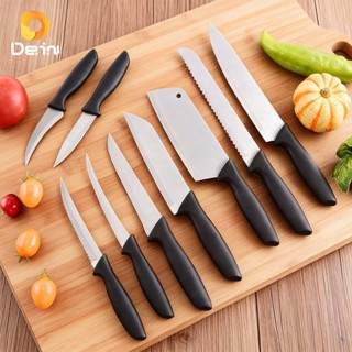 Kit Facas Cozinha 9 Peças Aço Inox Afiadas Uso Diário com Cabo Ergonômico em Oferta na Shopee