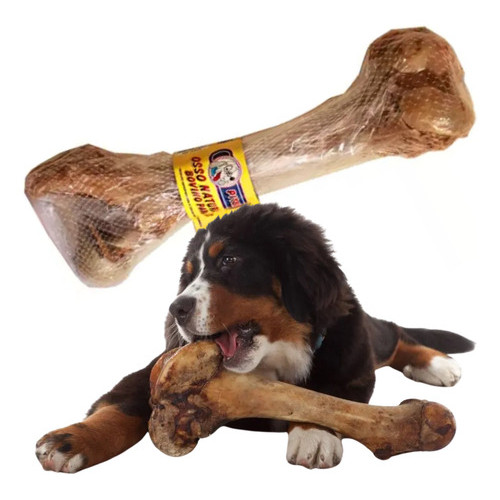 Osso Fêmur Bovino Defumado gigante big Petisco Para Cães Natural 40 cm — imagem 2 de 2