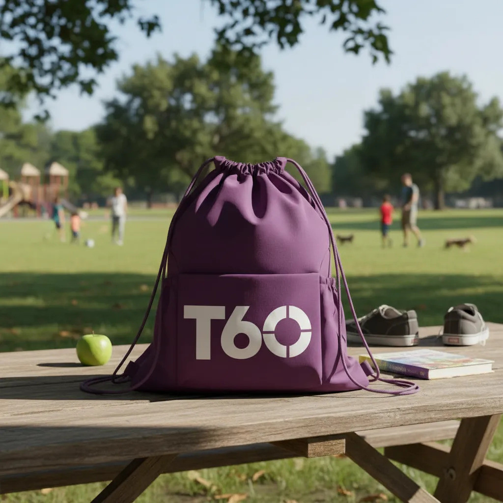 Bolsa Sacola Menino E Menina Infantil Em Poliéster Mochila