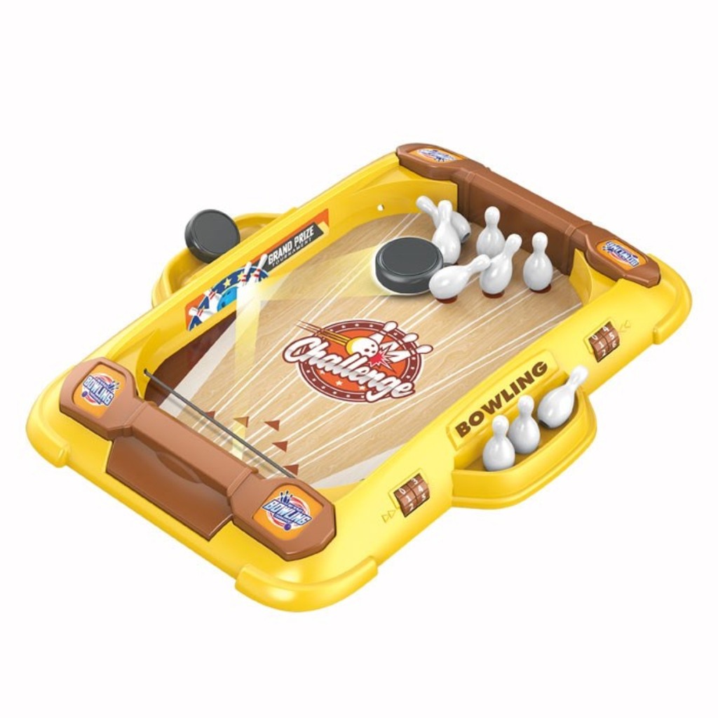 Jogo Boliche Infantil Mesa Brinquedo Educativo Coordenação Crianças Pequenas