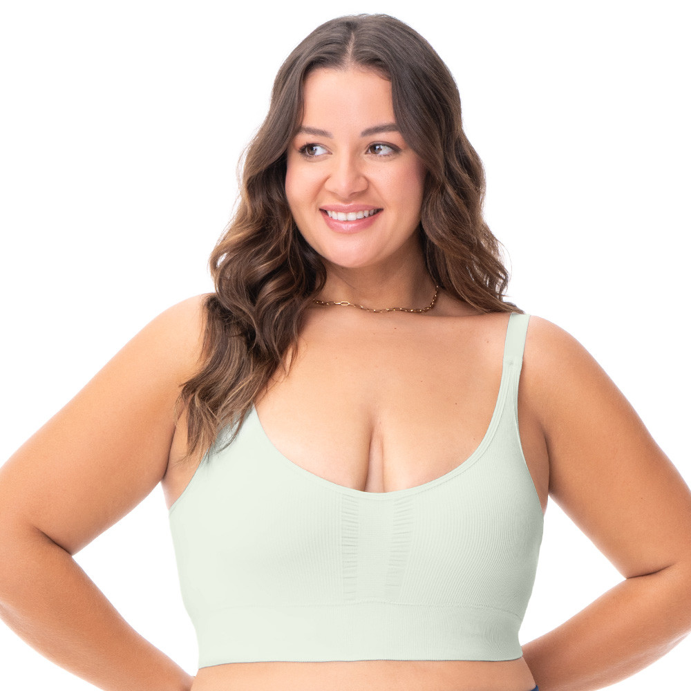Imagem Sutiã Comfort Plus Anatômico Alças Reguláveis com Bojo Removível sem Costura Brisa