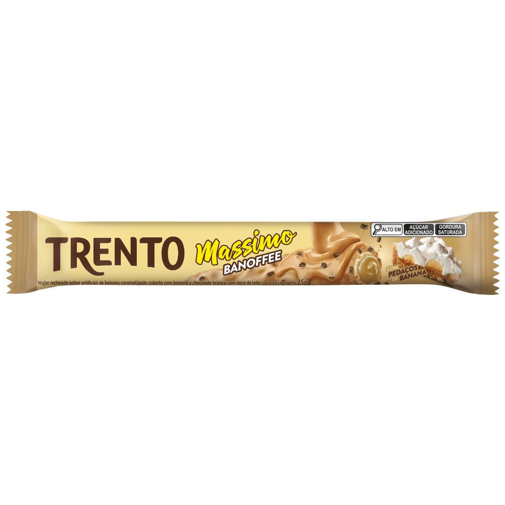 Chocolate Trento Massimo Banoffe 25g em Oferta na Shopee