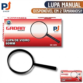 Lupa De Aumento De Mão 5X Para Leitura Lente Grande 60mm Ou 75mm Para Leitura Estudo Zoom em Oferta na Shopee
