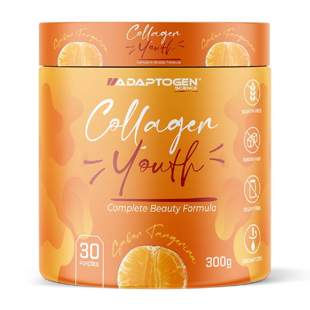 Colágeno Youth Pote 300g Adaptogen em Oferta na Shopee