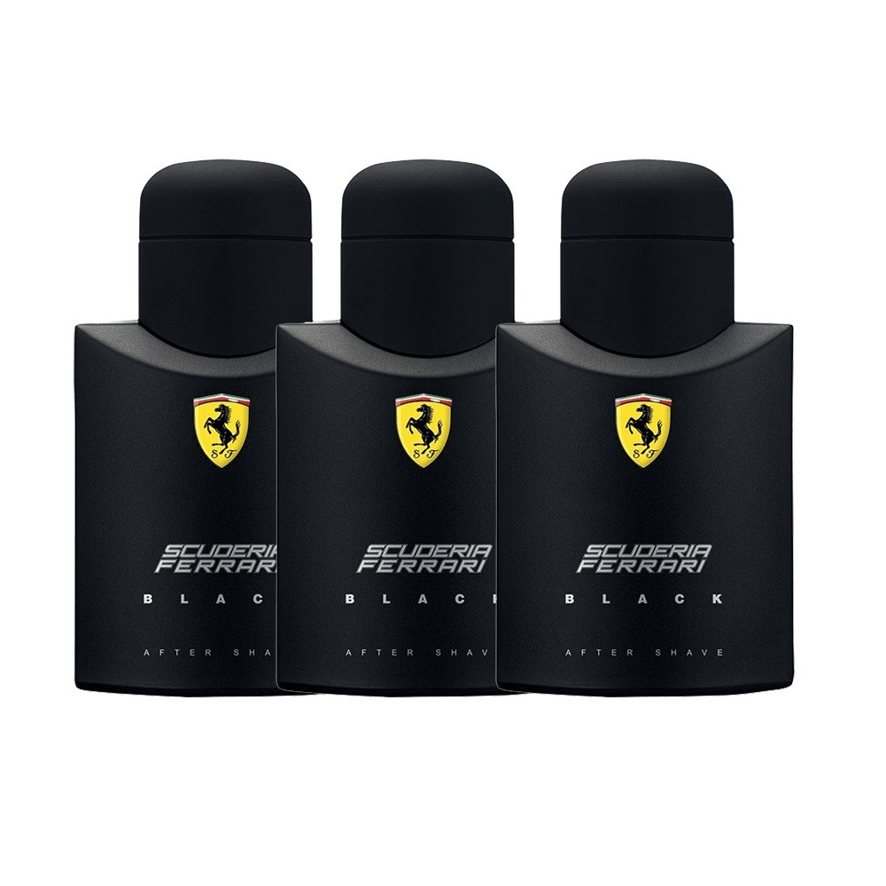 Kit 3/2/1 Perfume Masculino Importado Ferrari Black de Alta Fixação - Envio Imediato