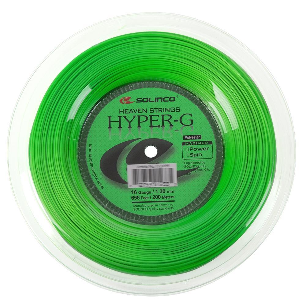 Corda Solinco Hyper G 16 1.30mm Rolo Com 200 Metros Verde