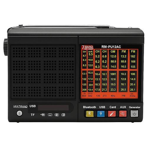 Rádio Portátil Motobras 2 Faixas, AM/FM - RM-PFT22AC Preto em Oferta na Shopee