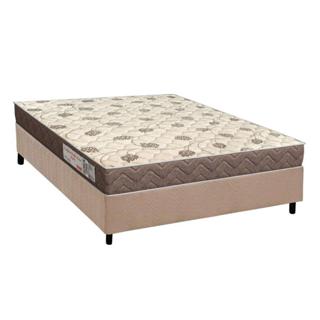 Conjunto Box Viúva: Colchão Espuma Orthoflex D28 Comfortpedic+ Base CRC Suede Clean (128x188) em Oferta na Shopee