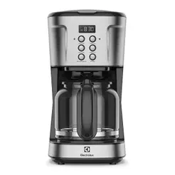 Cafeteira Elétrica Electrolux Digital 38 Xícaras Experience Programável com Timer Cor Inox (ECM30)
