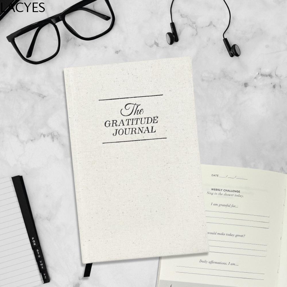 Imagem Caderno De Diário De Gratidão LACYES , Com Marcador De Fita De Papel A5 Programação De Superfície Lisa