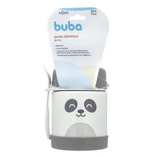 Pote Térmico Com Talher Buba Gumy Off White 320ml