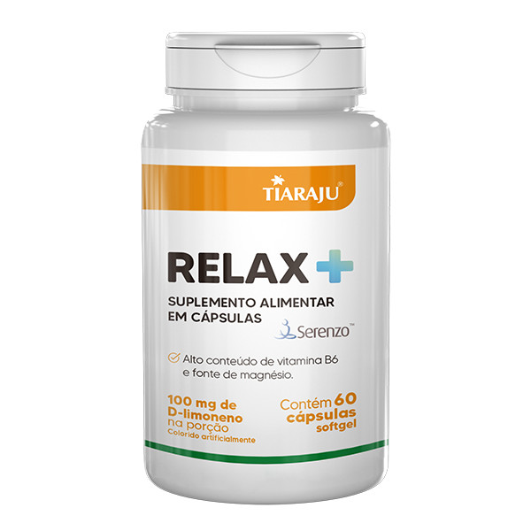 Relax + Tiaraju 60 Cápsulas Sono e Ansiedade Natural