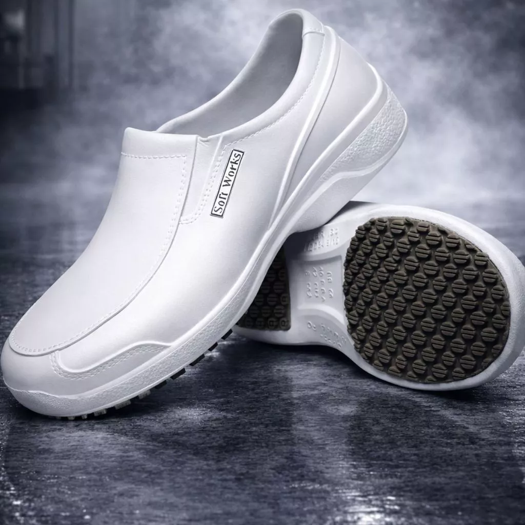 Bota EVA Soft Works BB66 Branca EPI Hospitalar e Cozinha Profissional — imagem 1