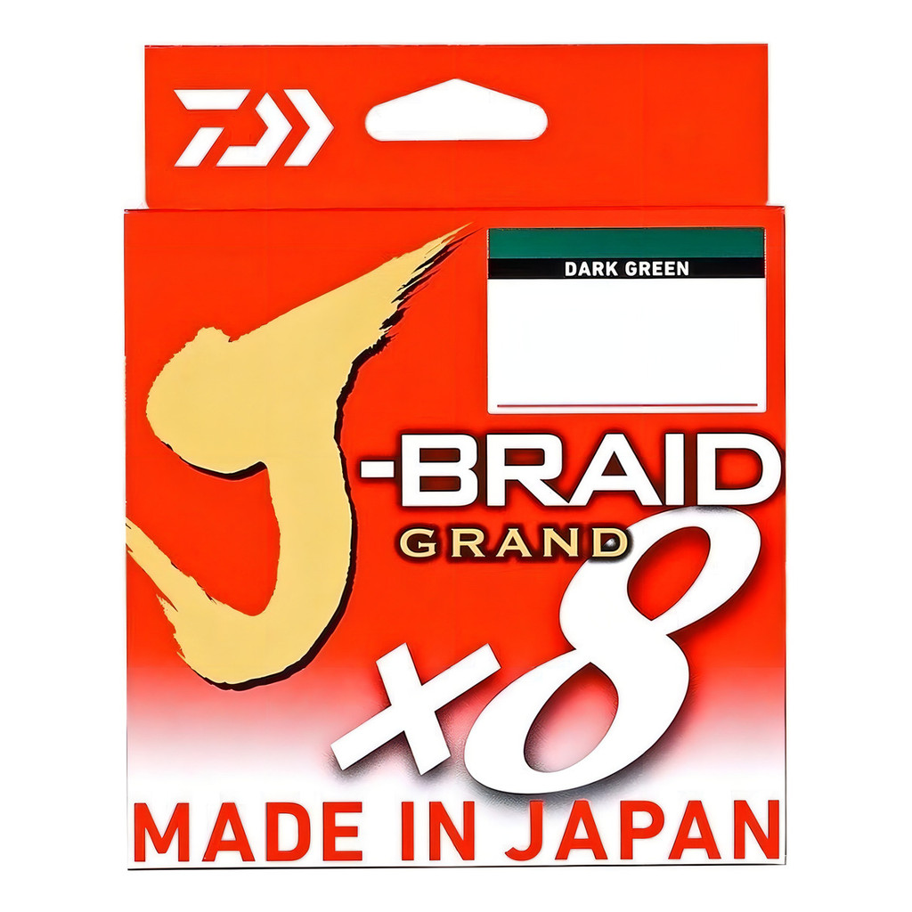 Linha Multifilamento Daiwa J-braid 8x 270m 40lb 0.32mm