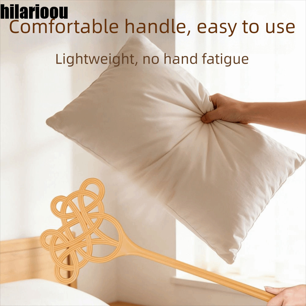 Batedor De Colcha De Plástico HILARIOOU , Carpete Leve Com Alça Longa , Espanador Doméstico Para Remoção De Poeira