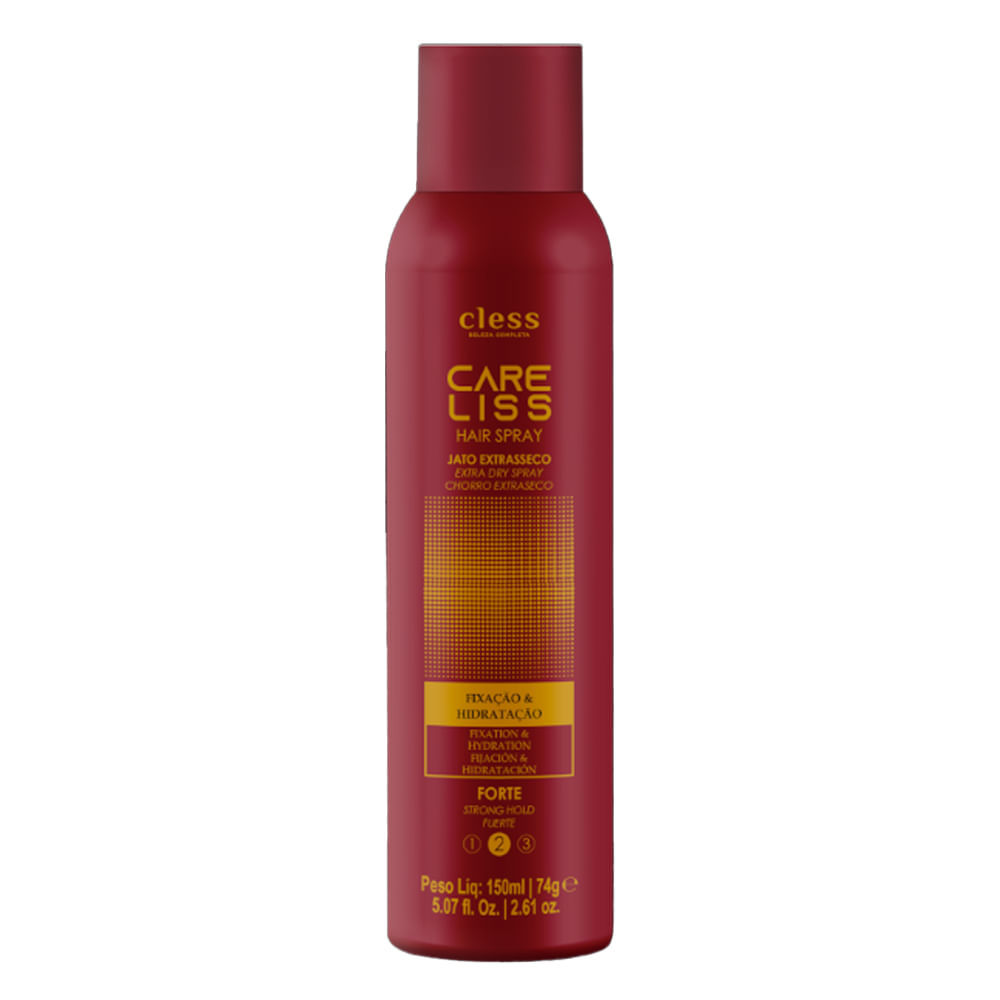 Hair Spray Care Liss Fixação Forte 150ml em Oferta na Shopee