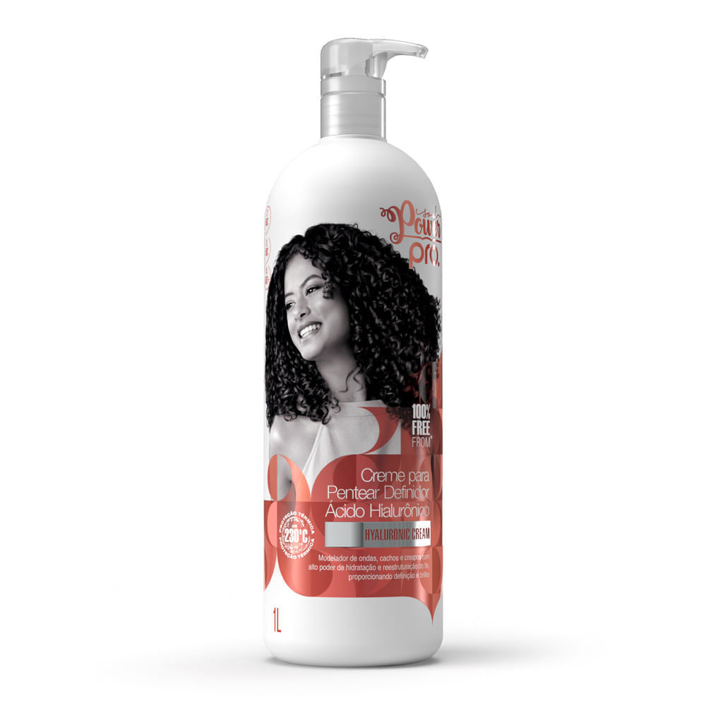 Creme para Pentear Soul Power Pro Definidor Ácido Hialurônico 1L em Oferta na Shopee