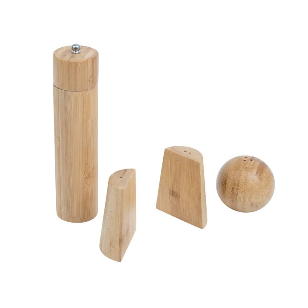 Kit Temperar Saleiro Pimenteiro Porta Temperos 4 Pçs - Oikos em Oferta na Shopee