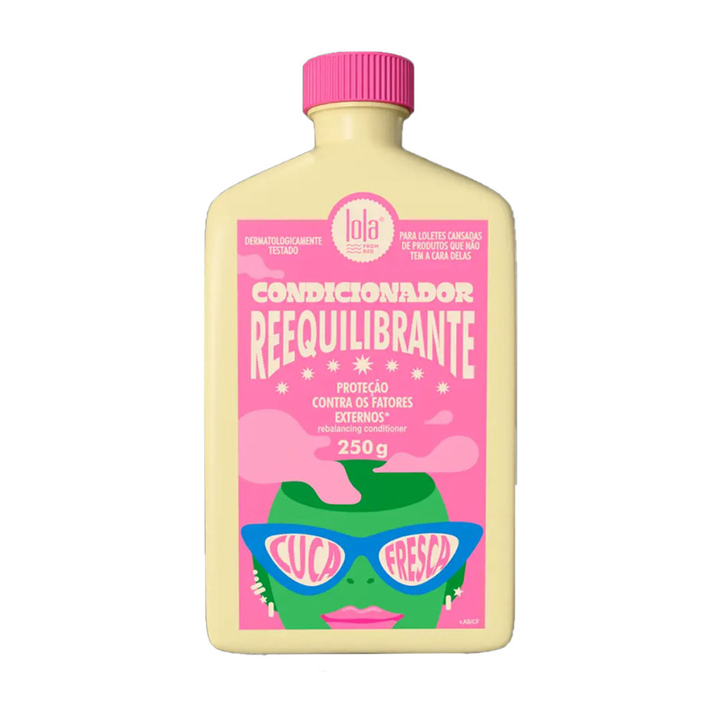 Condicionador Reequilibrante Lola Cosmetics Cuca Fresca 250ml em Oferta na Shopee