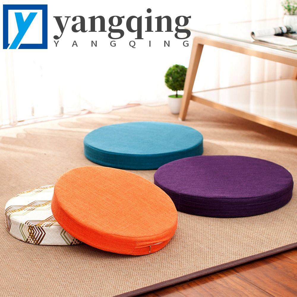 Imagem Almofada De Chão YANGQING Leitura Lavável Meditação Para Sala De Estar Sofá Cama Varanda Assento