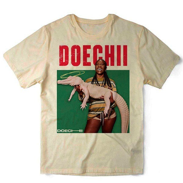 Camiseta Blusa 100% Algodão Doechii Hip Hop Rapper Swag Camisa Unissex Envio Rápido