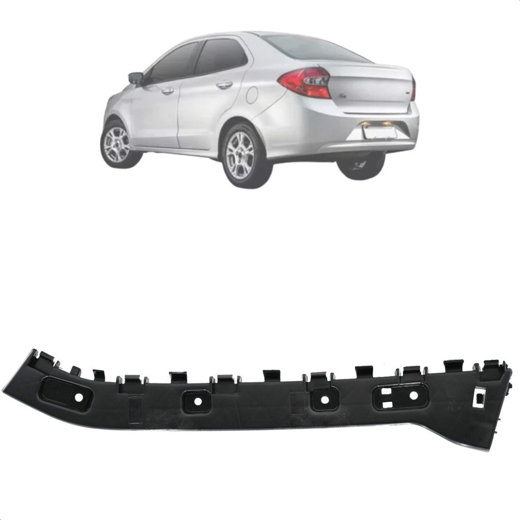 Suporte Guia Para choque Traseiro Ford Ka Sedan 2019 2020 2021